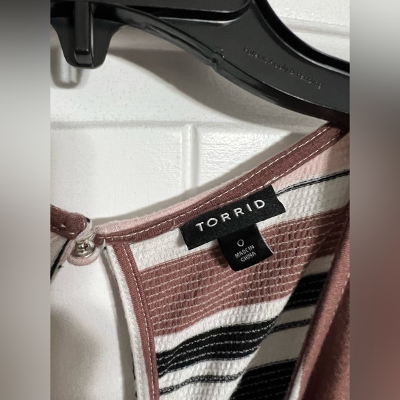 Torrid Striped Romper - Picture 3 of 3